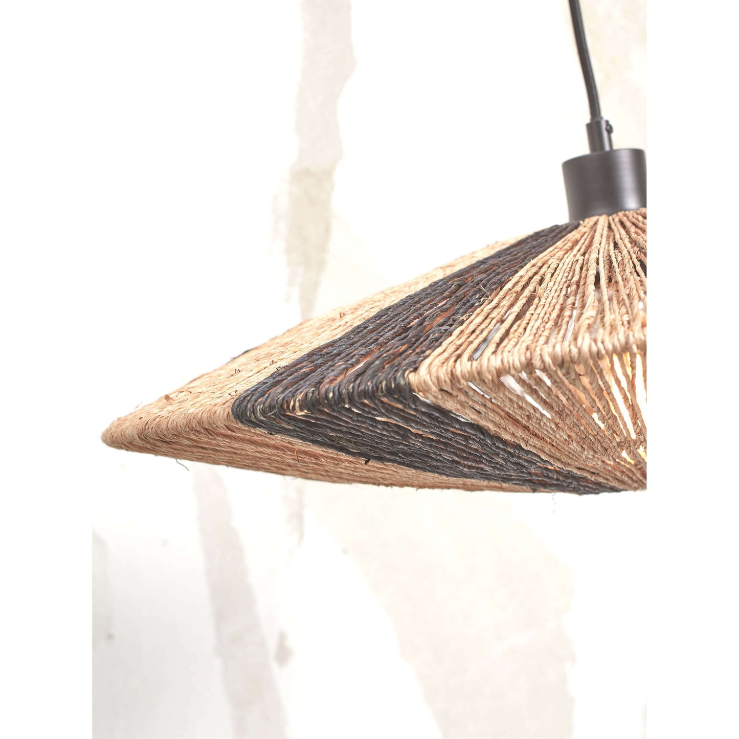 GOOD&MOJO vloerlamp iguazu 40 cm S zwart/naturel