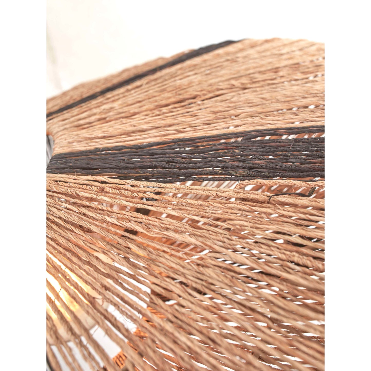 GOOD&MOJO vloerlamp iguazu 40 cm S zwart/naturel