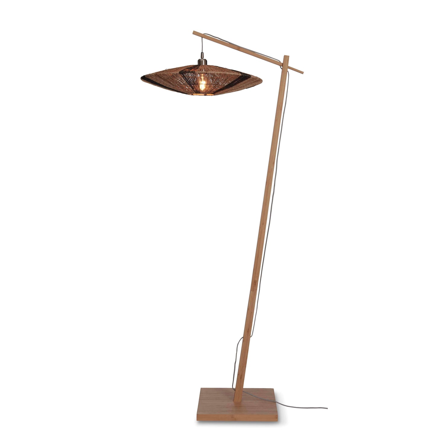 GOOD&MOJO vloerlamp iguazu 55 cm L zwart/naturel
