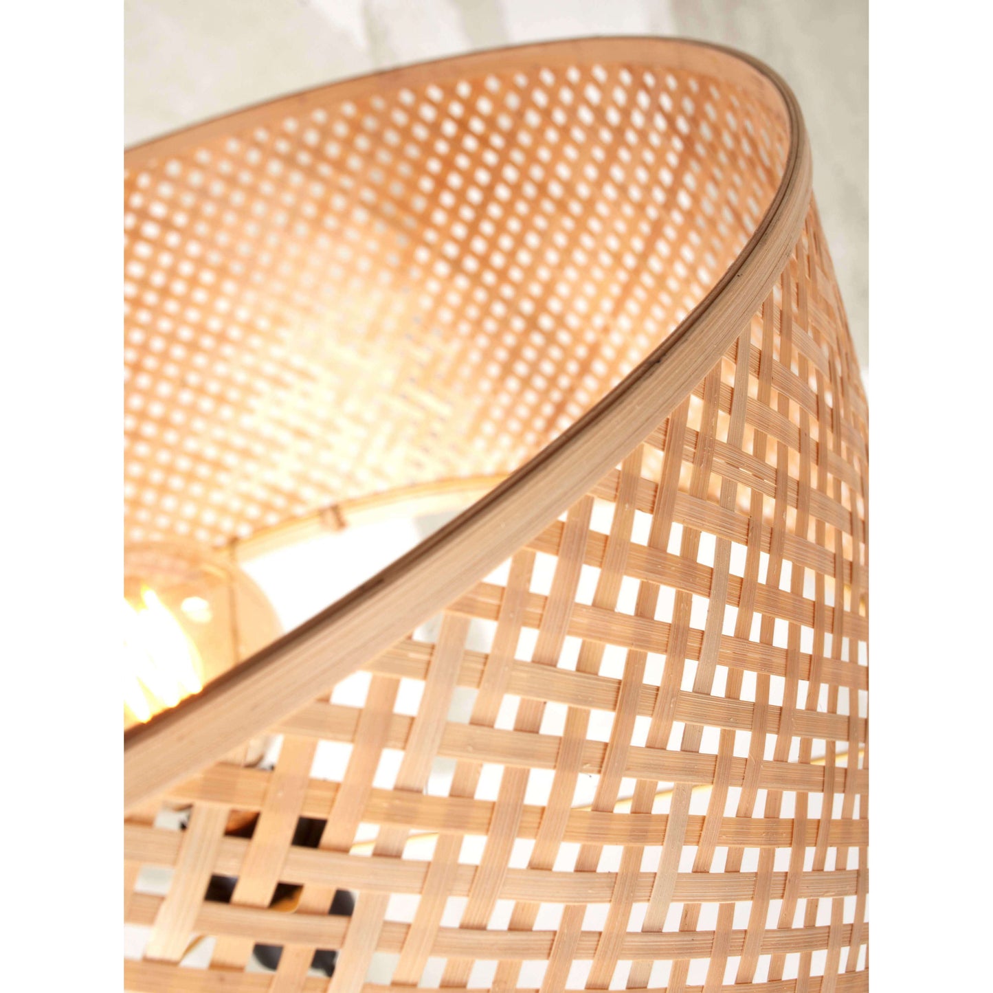 GOOD&MOJO vloerlamp java 3-poot 50 cm naturel