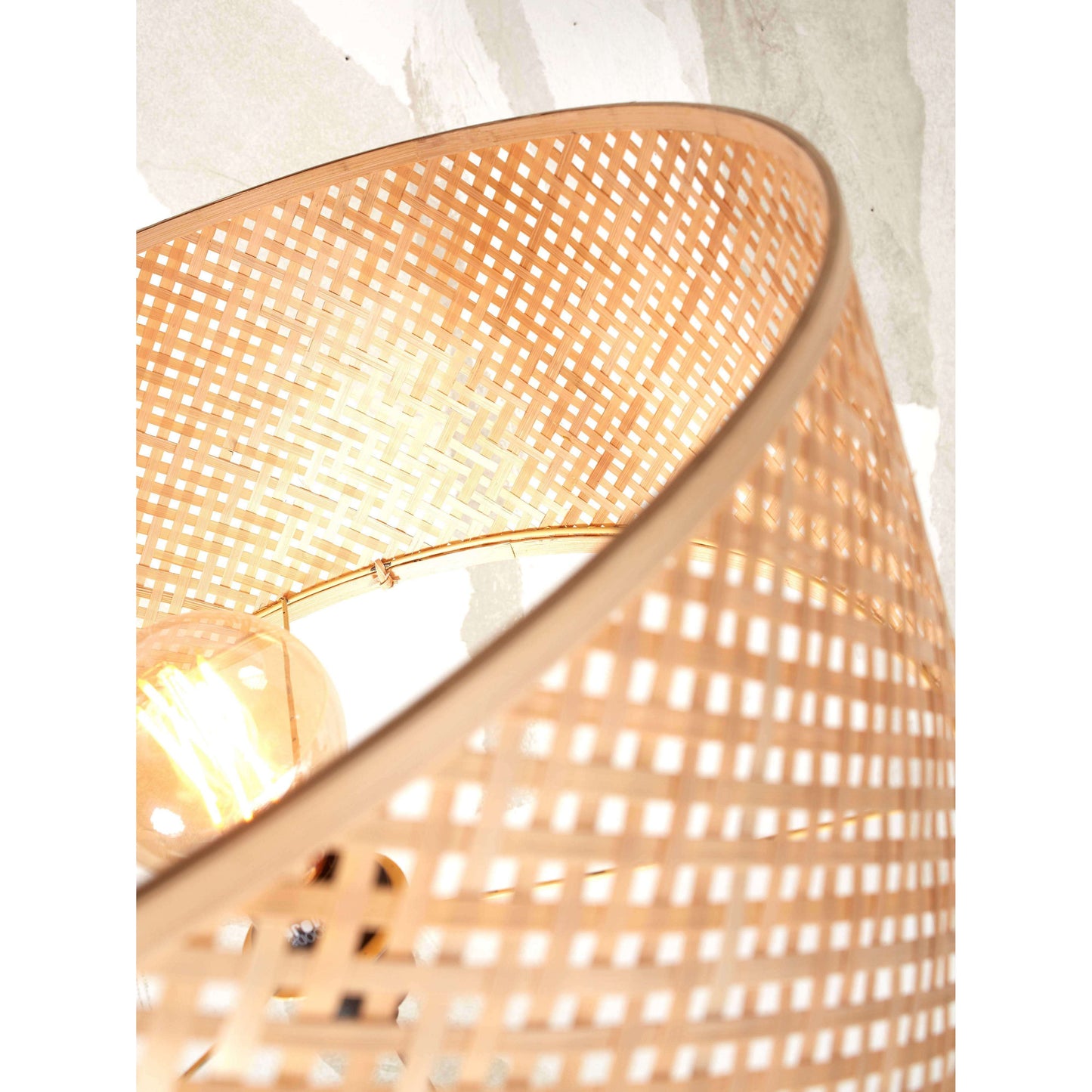 GOOD&MOJO vloerlamp java 3-poot 50 cm naturel