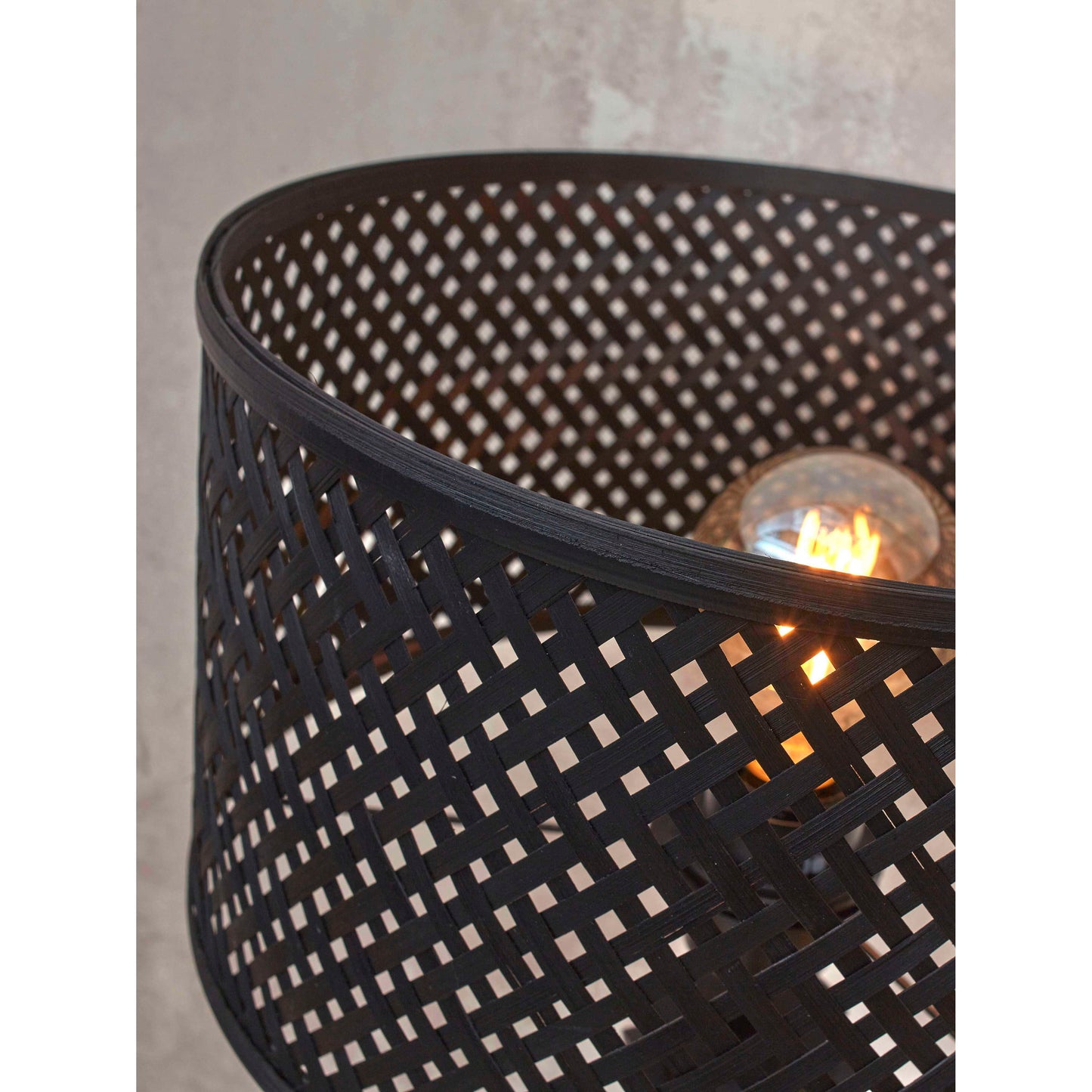 GOOD&MOJO vloerlamp java 4-poot 50 cm zwart