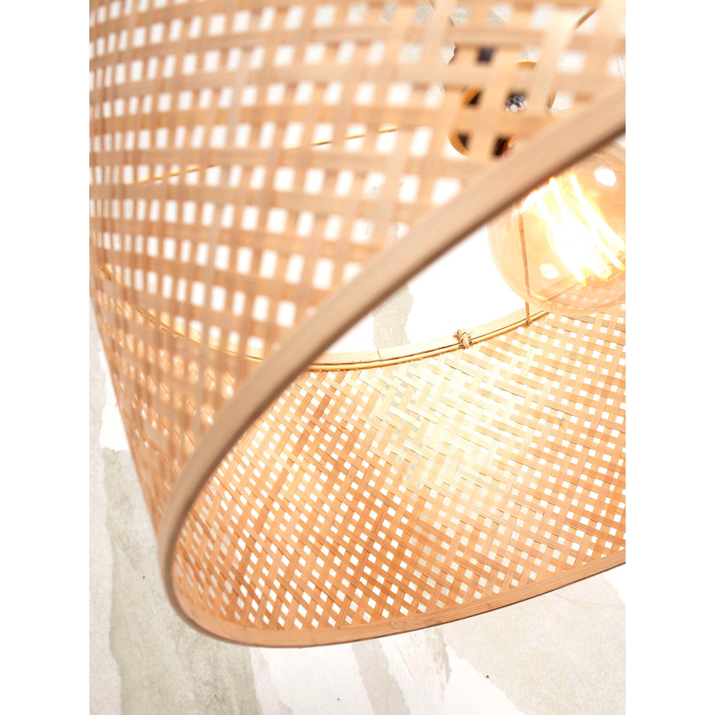 GOOD&MOJO vloerlamp java S 32 cm wit/naturel