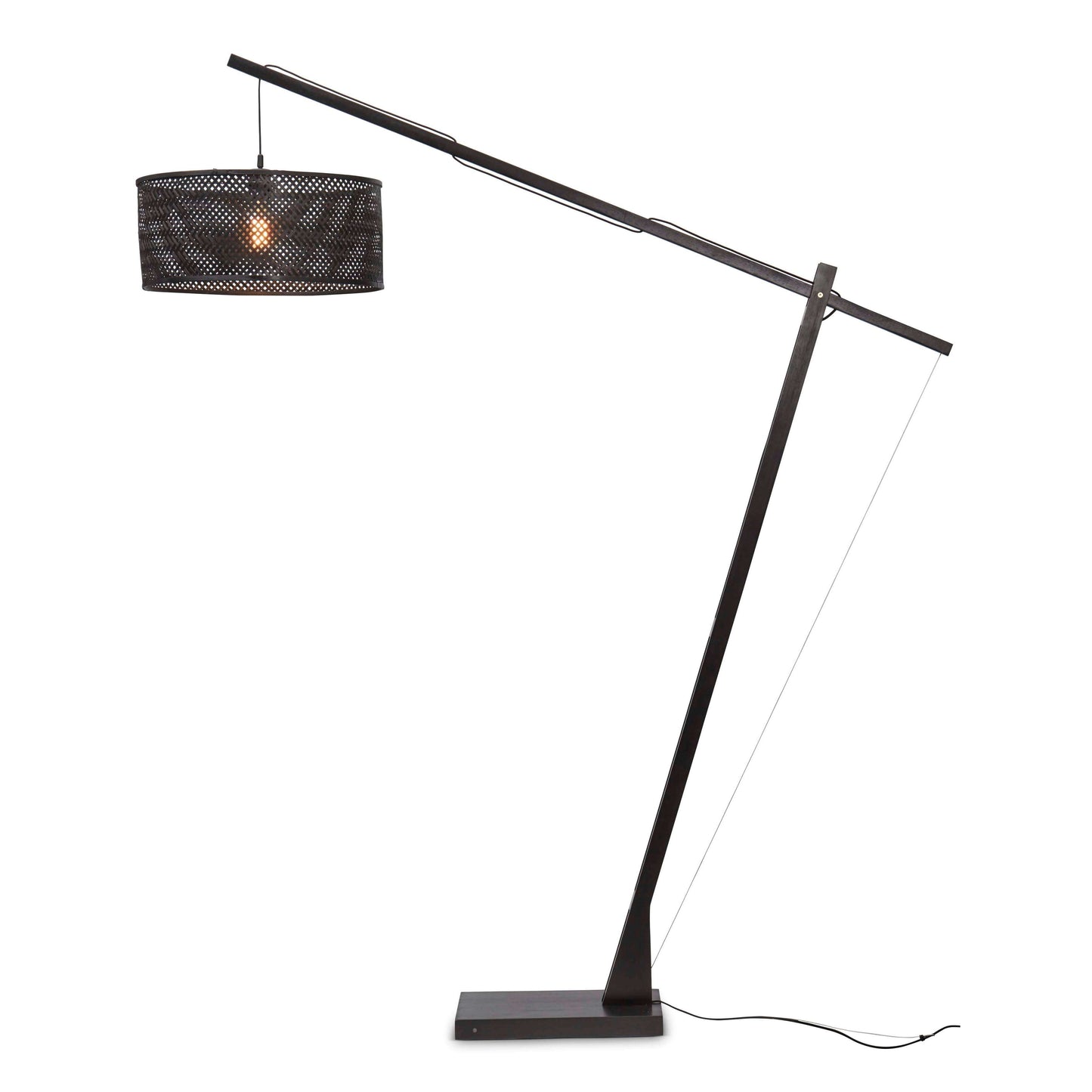 GOOD&MOJO vloerlamp java XL 50 cm zwart
