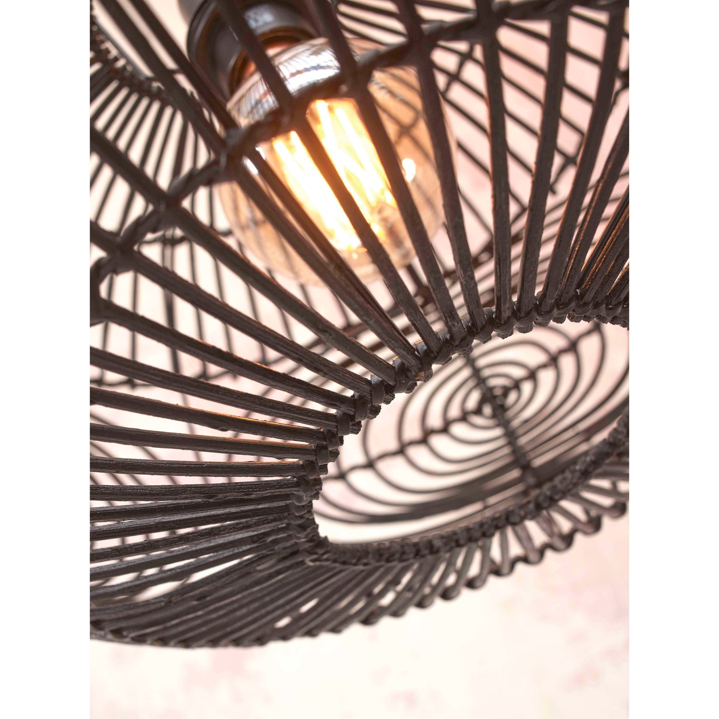 GOOD&MOJO vloerlamp madeira 48 cm zwart