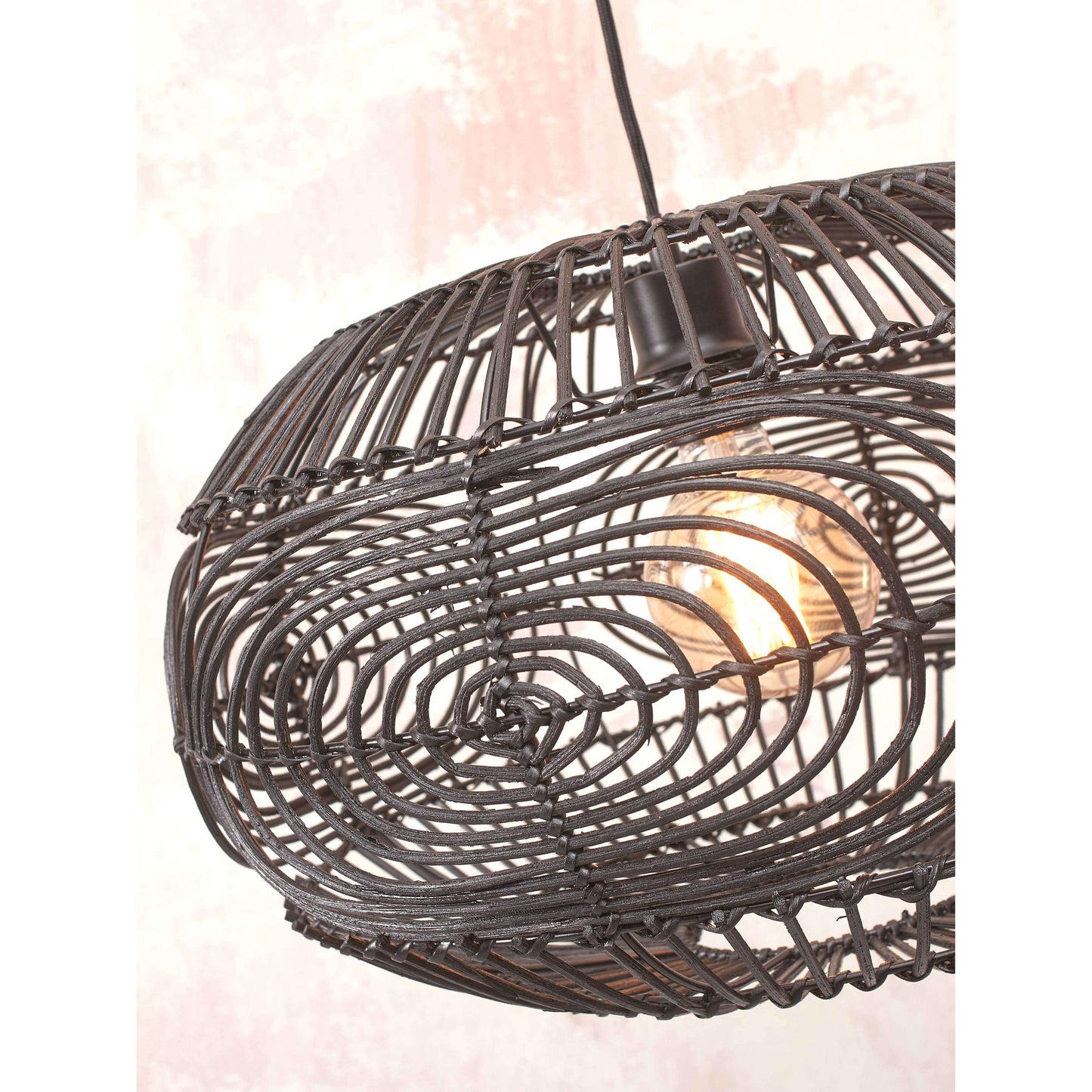 GOOD&MOJO vloerlamp madeira 48 cm zwart