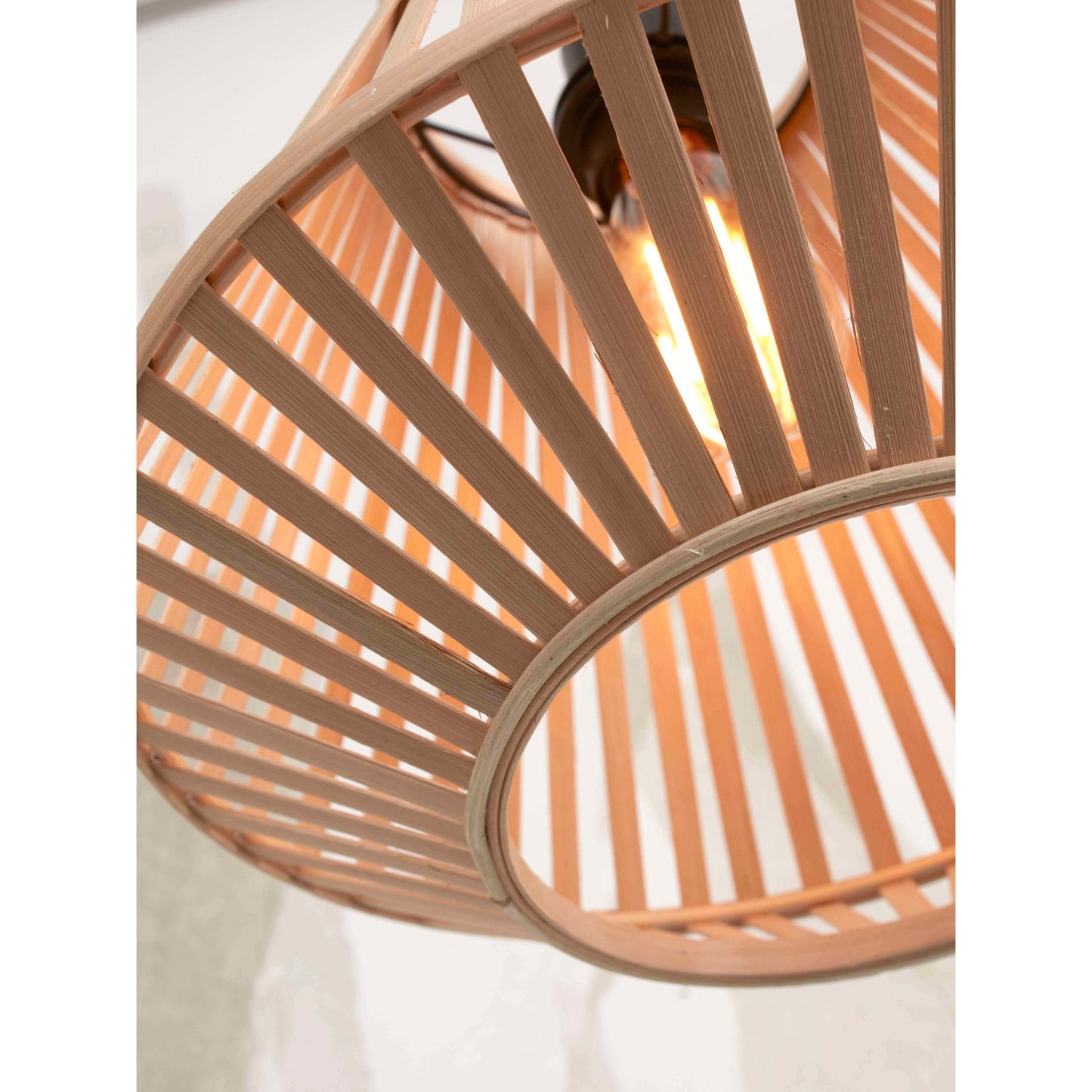 GOOD&MOJO vloerlamp merapi 30 cm S wit/naturel