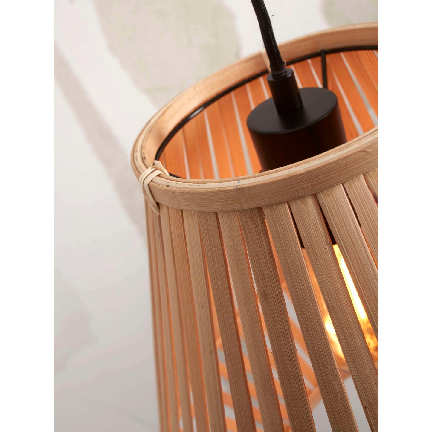 GOOD&MOJO vloerlamp merapi 30 cm S wit/naturel