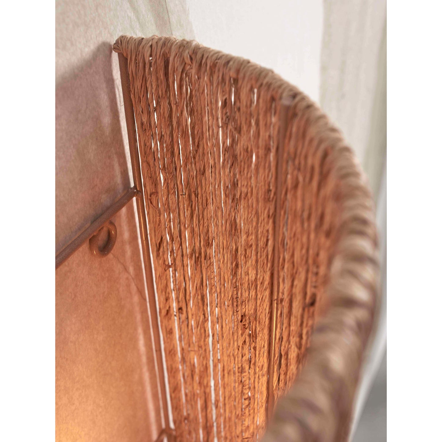 GOOD&MOJO wandlamp iguazu halfrond 25 cm S naturel