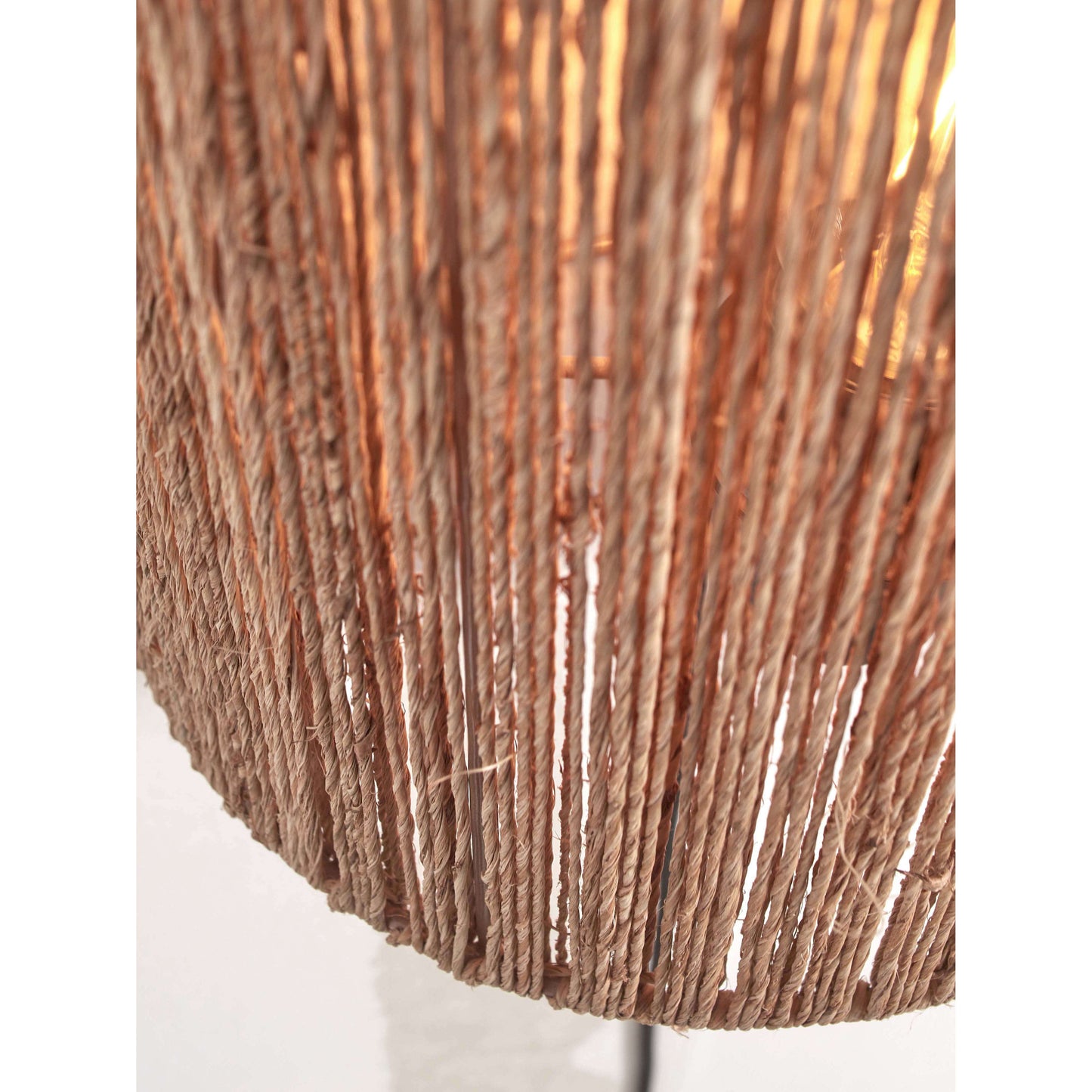 GOOD&MOJO wandlamp iguazu halfrond 25 cm S naturel