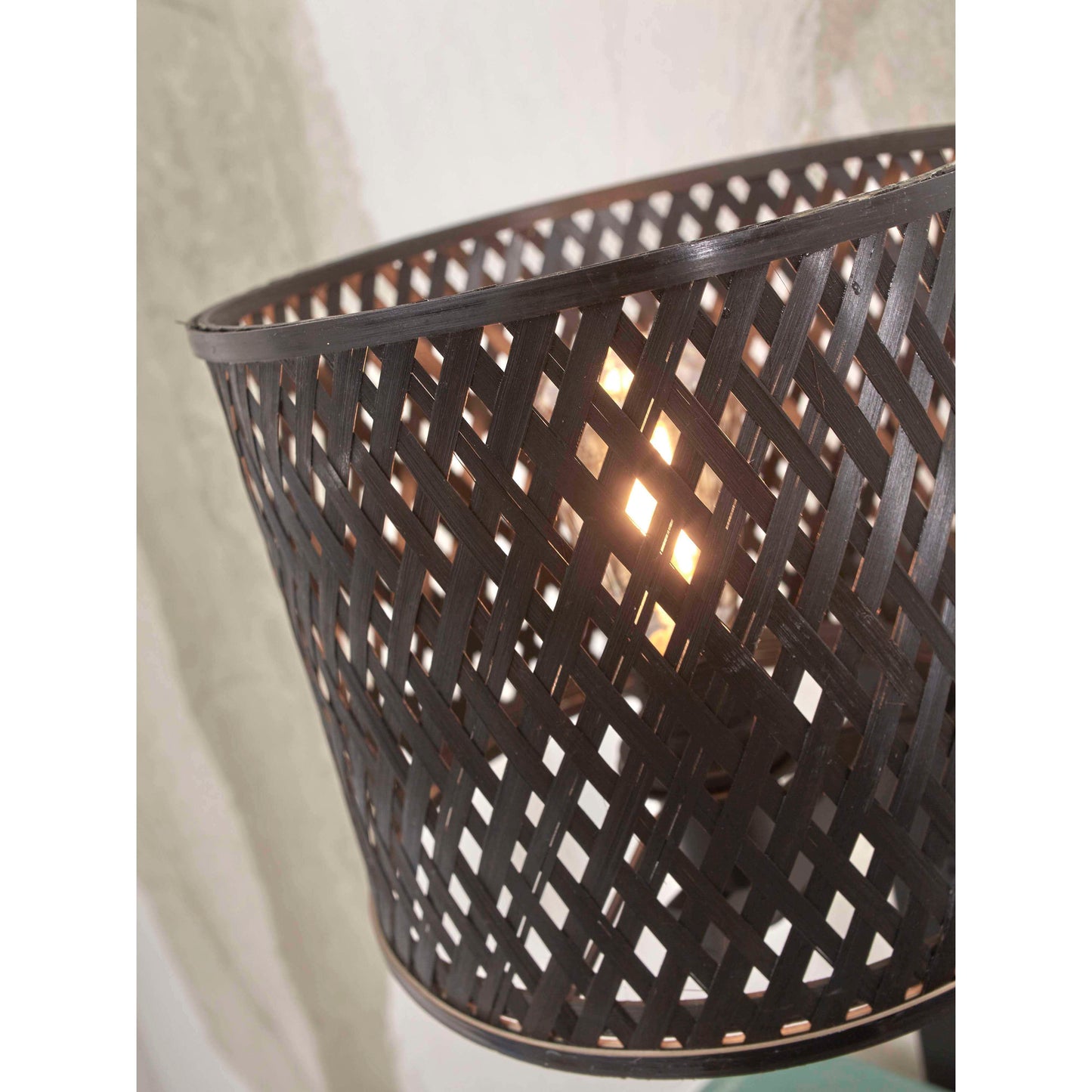 GOOD&MOJO wandlamp java met plank 18 cm zwart