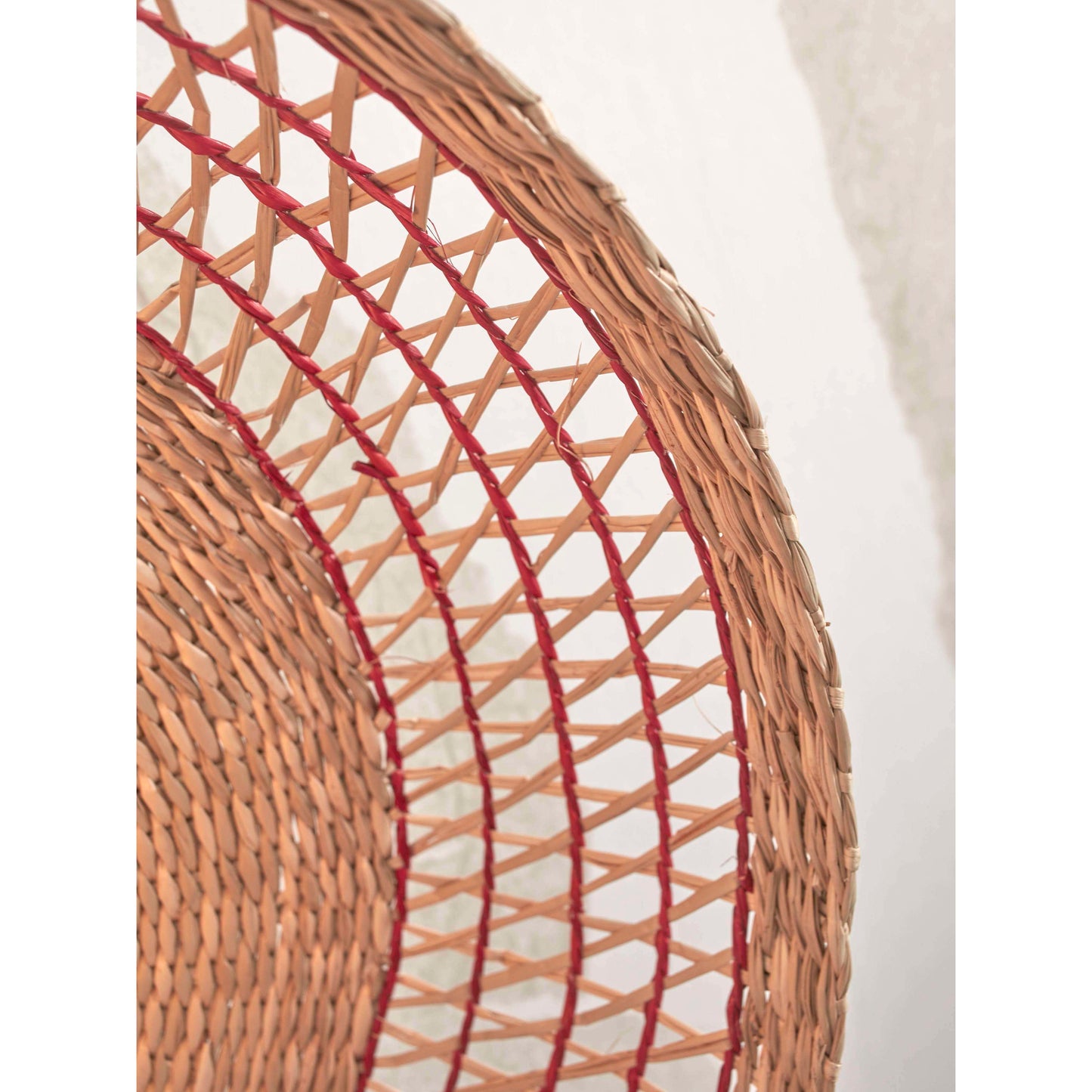 GOOD&MOJO wandlamp pantanal 45 cm naturel/rood