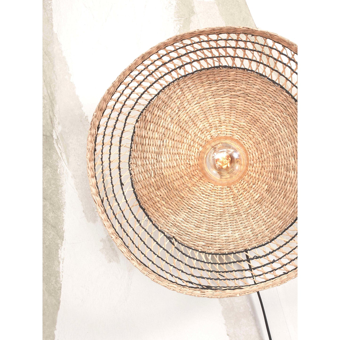 GOOD&MOJO wandlamp pantanal 45 cm naturel/zwart