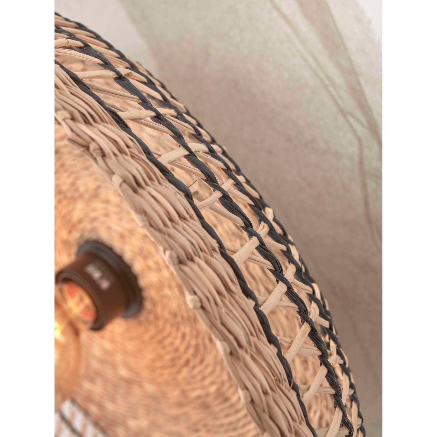 GOOD&MOJO wandlamp pantanal 45 cm naturel/zwart
