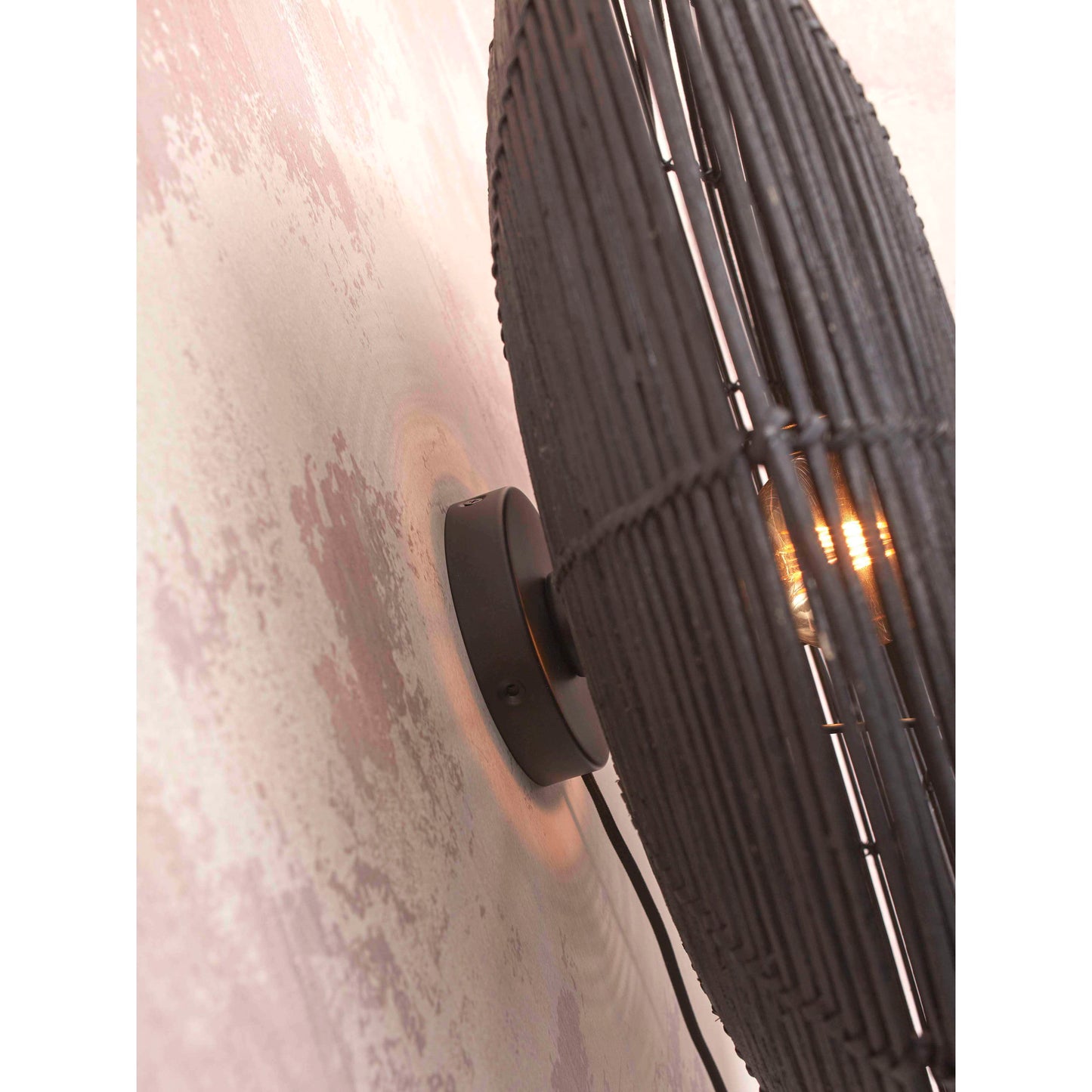 GOOD&MOJO wandlamp tanami 55 cm L zwart