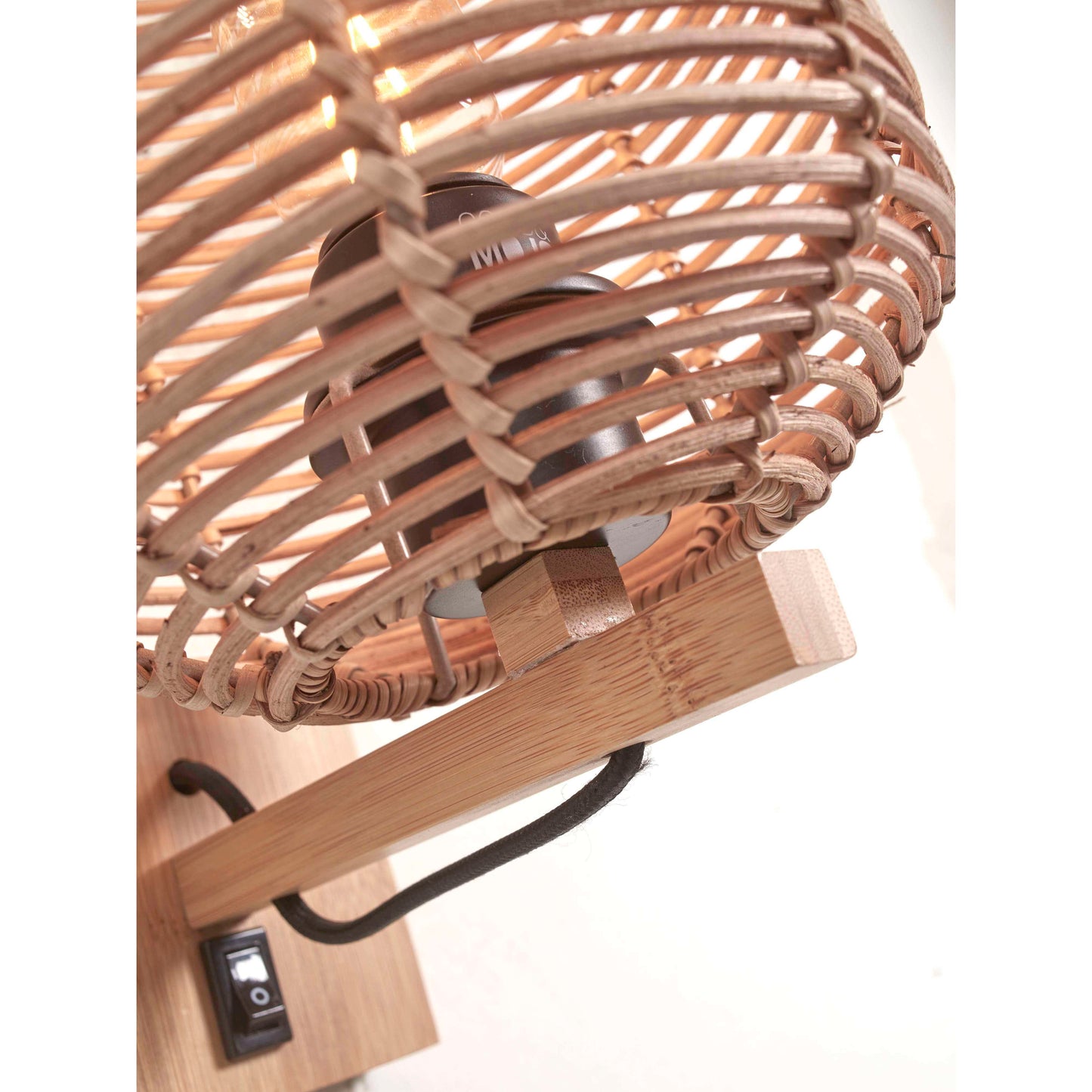 GOOD&MOJO wandlamp tanami koker 18 cm S naturel