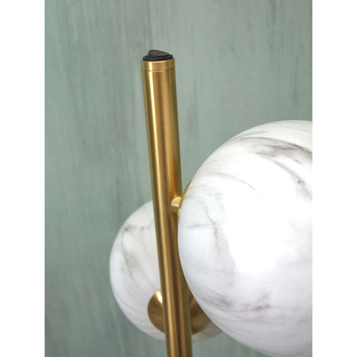 It's about RoMi Vloerlamp Carrara 3-bol goud