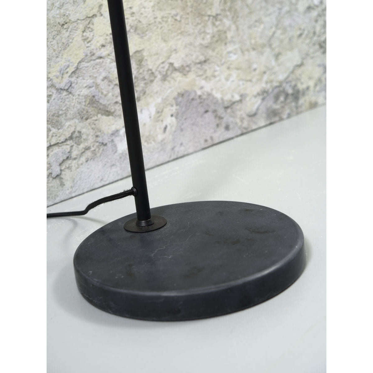 It's about RoMi Vloerlamp ijzer / glas Warsaw zwart