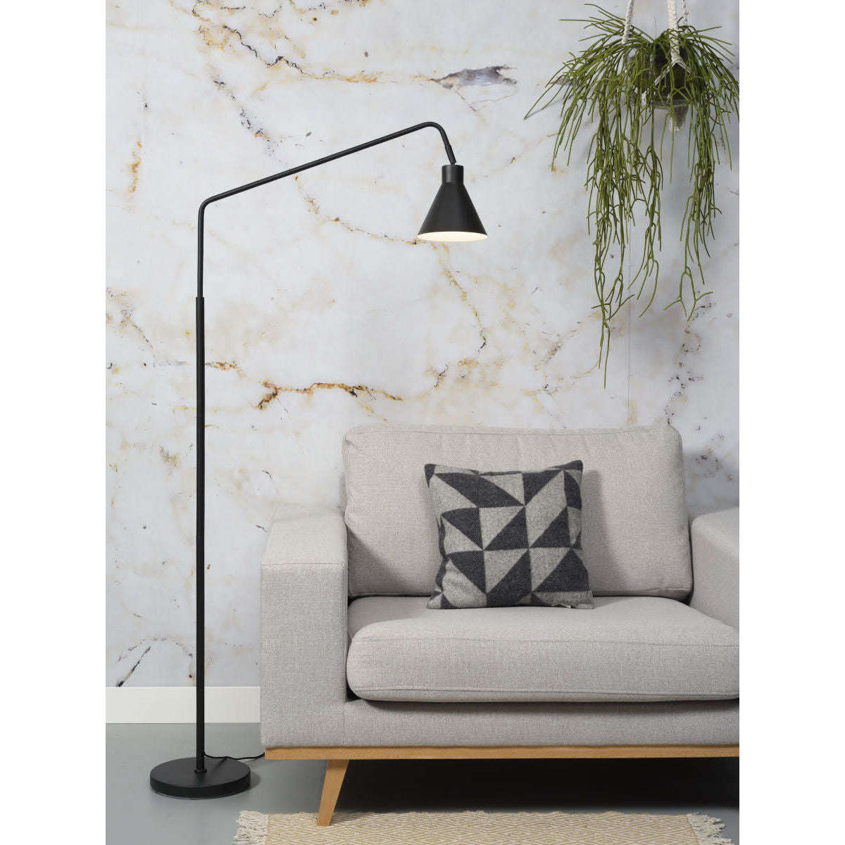 It's about RoMi Vloerlamp ijzer Lyon zwart
