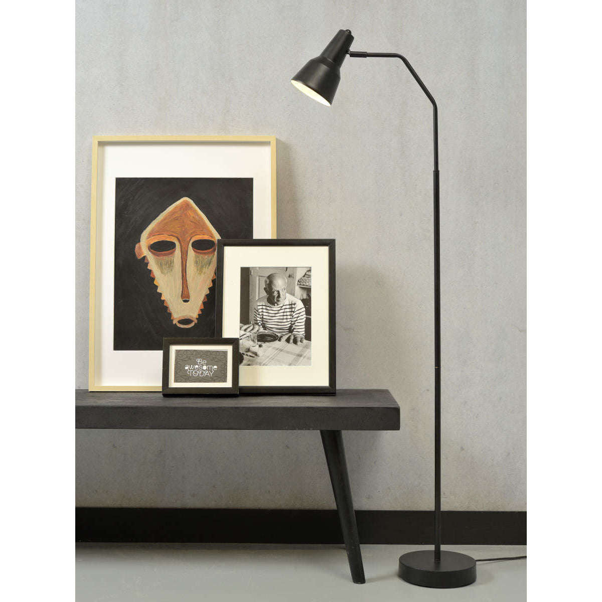 It's about RoMi Vloerlamp ijzer Valencia zwart
