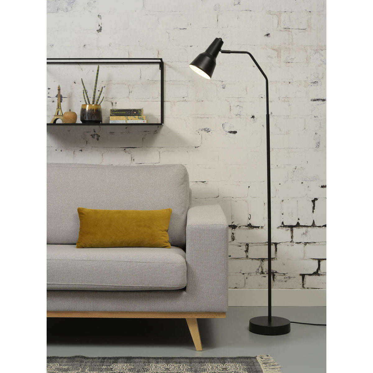 It's about RoMi Vloerlamp ijzer Valencia zwart