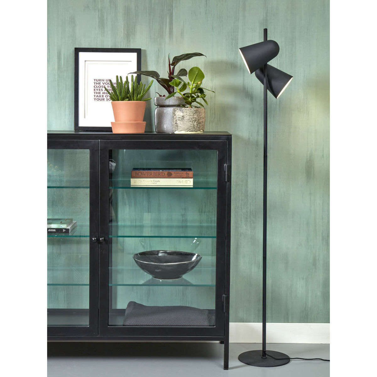 It's about RoMi Vloerlamp Salamanca zwart