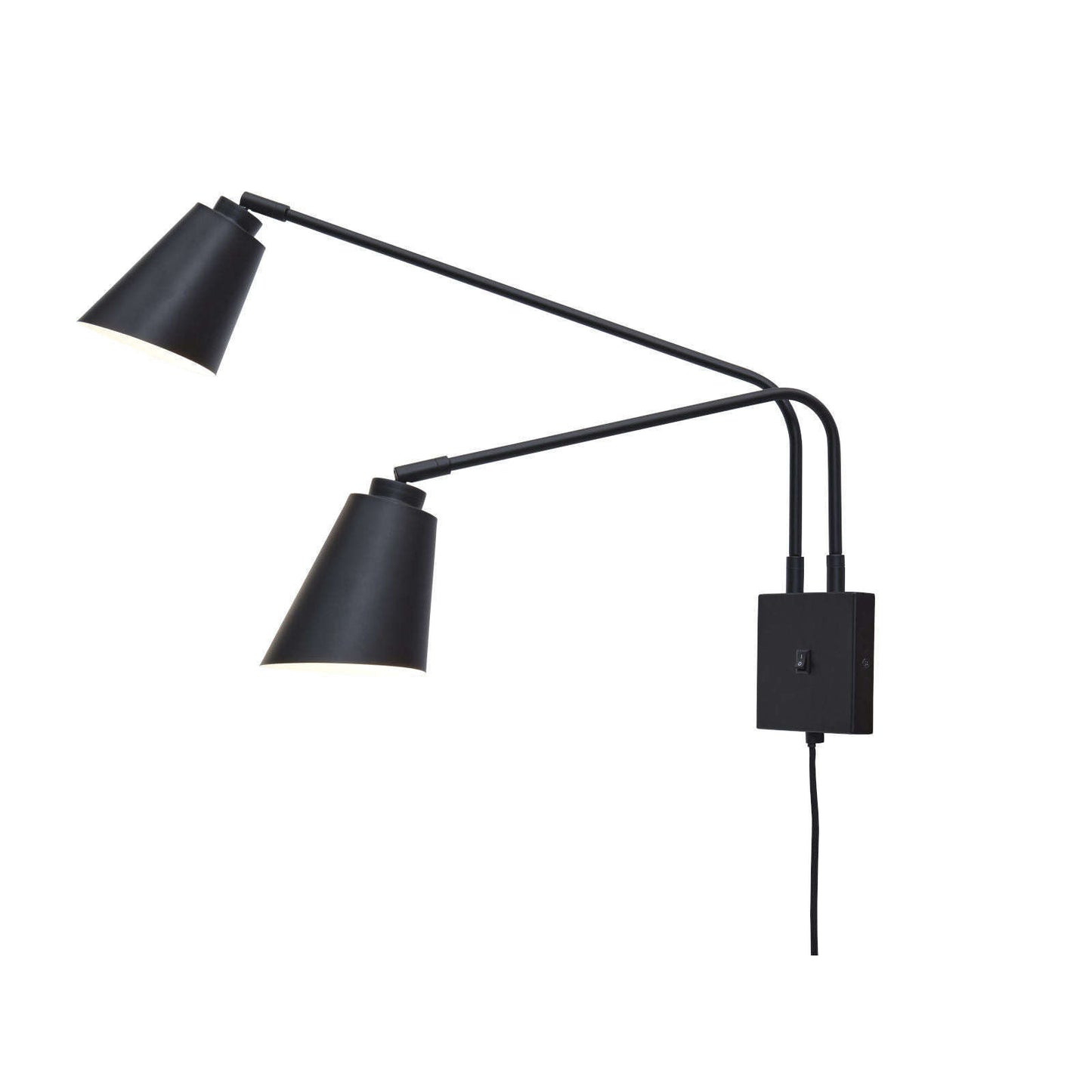 It's about RoMi Wandlamp Bremen 2-kap zwart