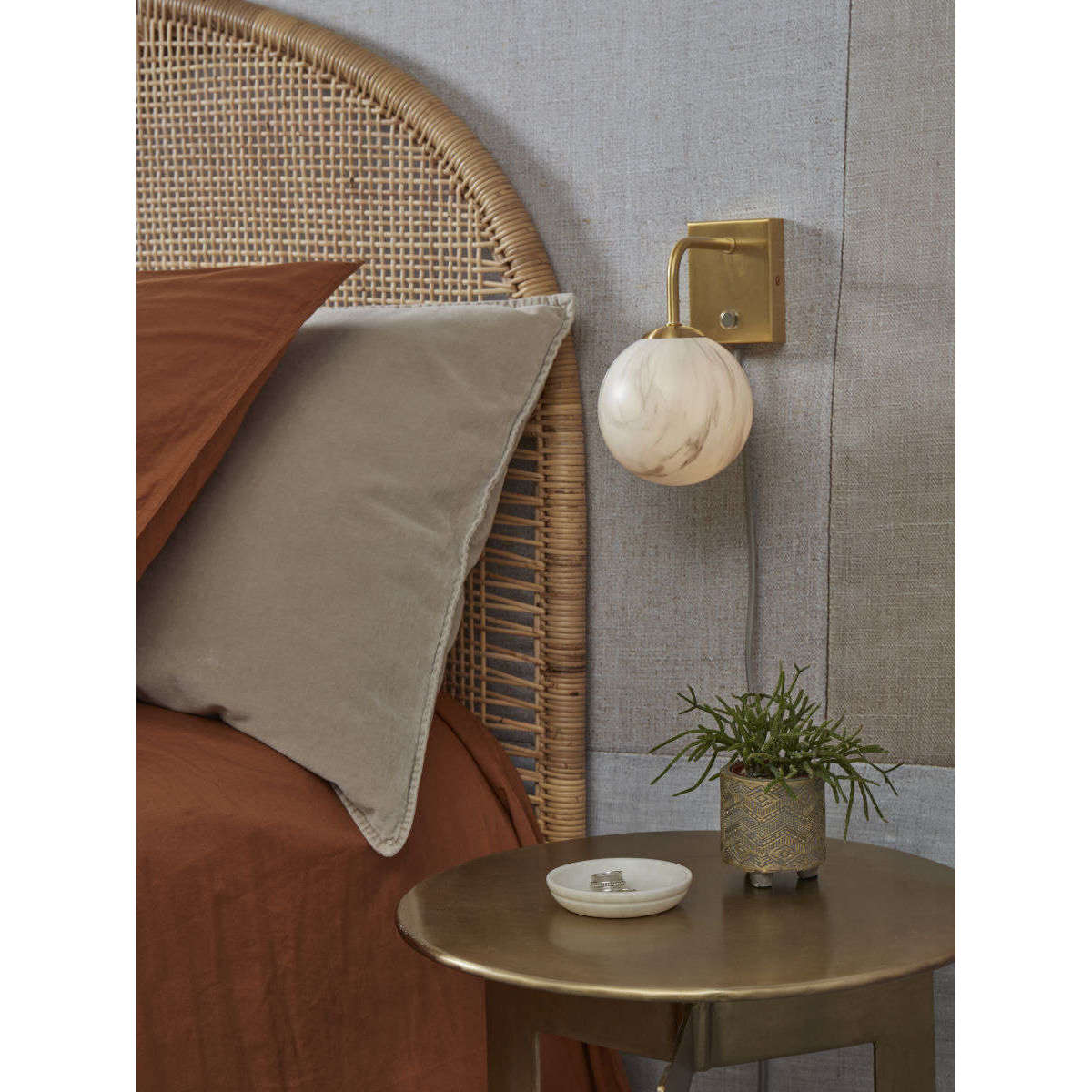 It's about RoMi Wandlamp Carrara goud