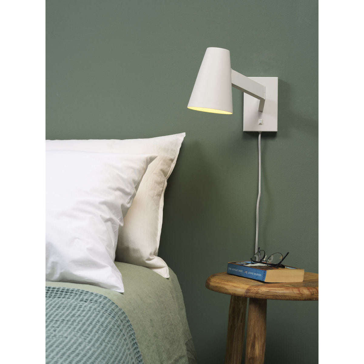It's about RoMi Wandlamp ijzer Biarritz wit