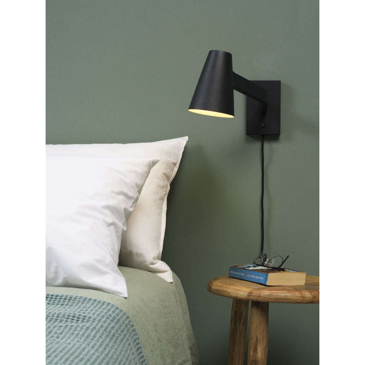 It's about RoMi Wandlamp ijzer Biarritz zwart