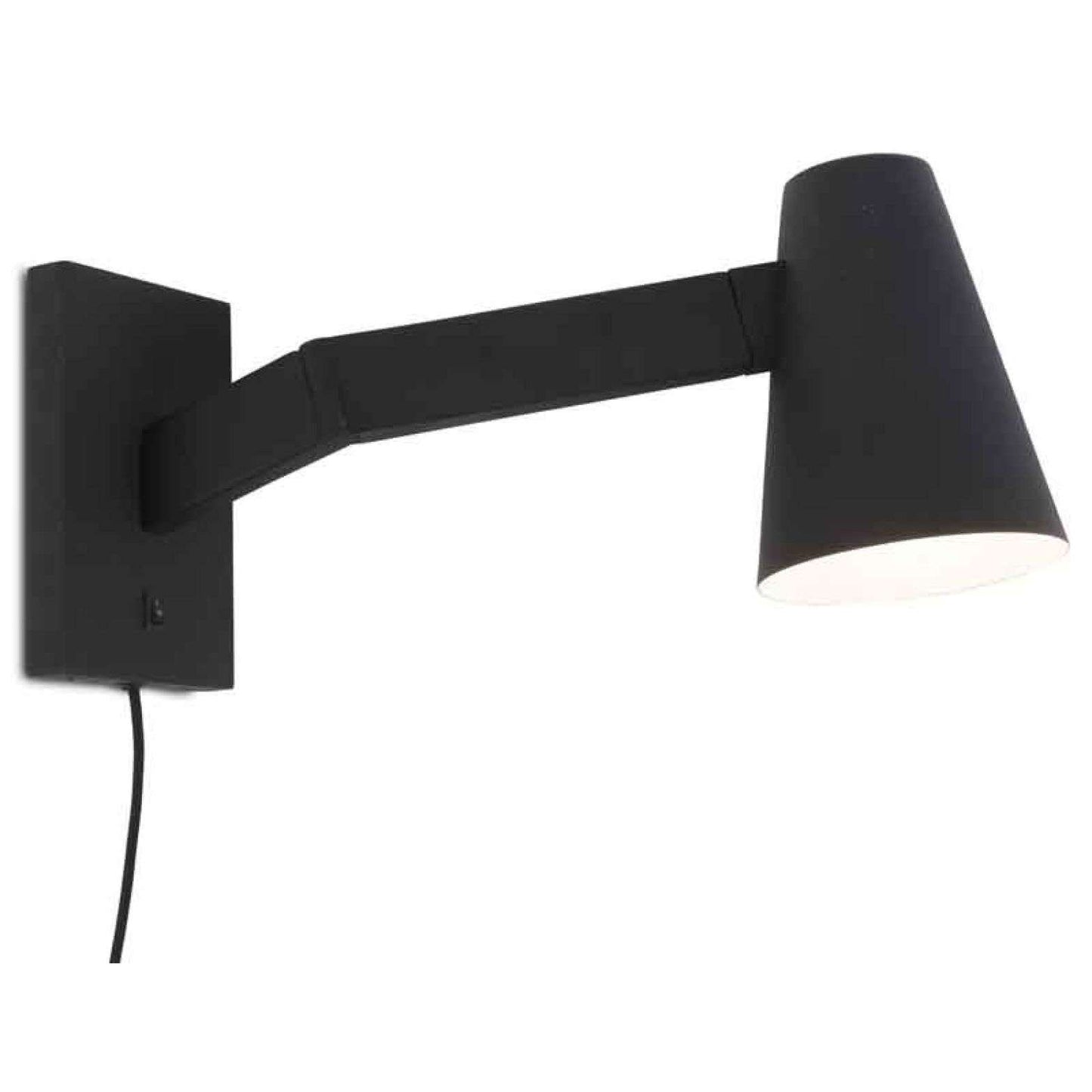 It's about RoMi Wandlamp ijzer Biarritz zwart