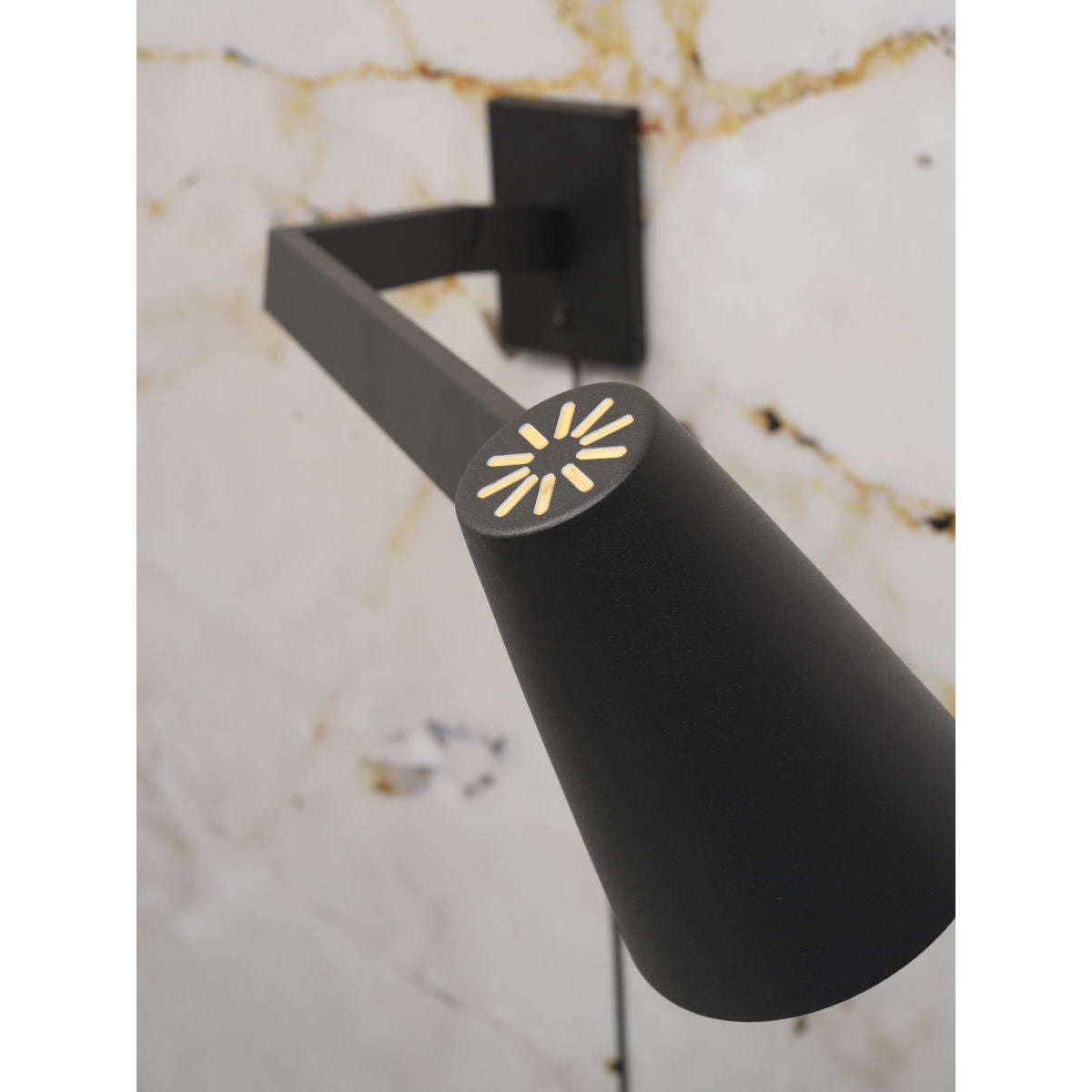 It's about RoMi Wandlamp ijzer Biarritz zwart