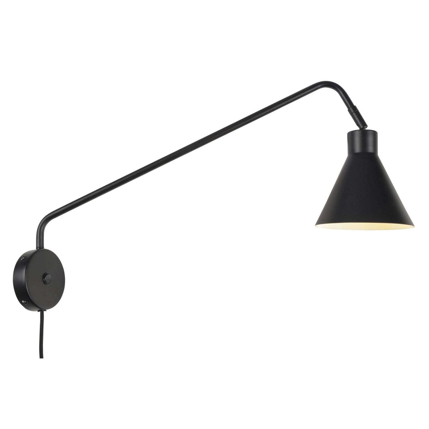 It's about RoMi Wandlamp ijzer Lyon zwart