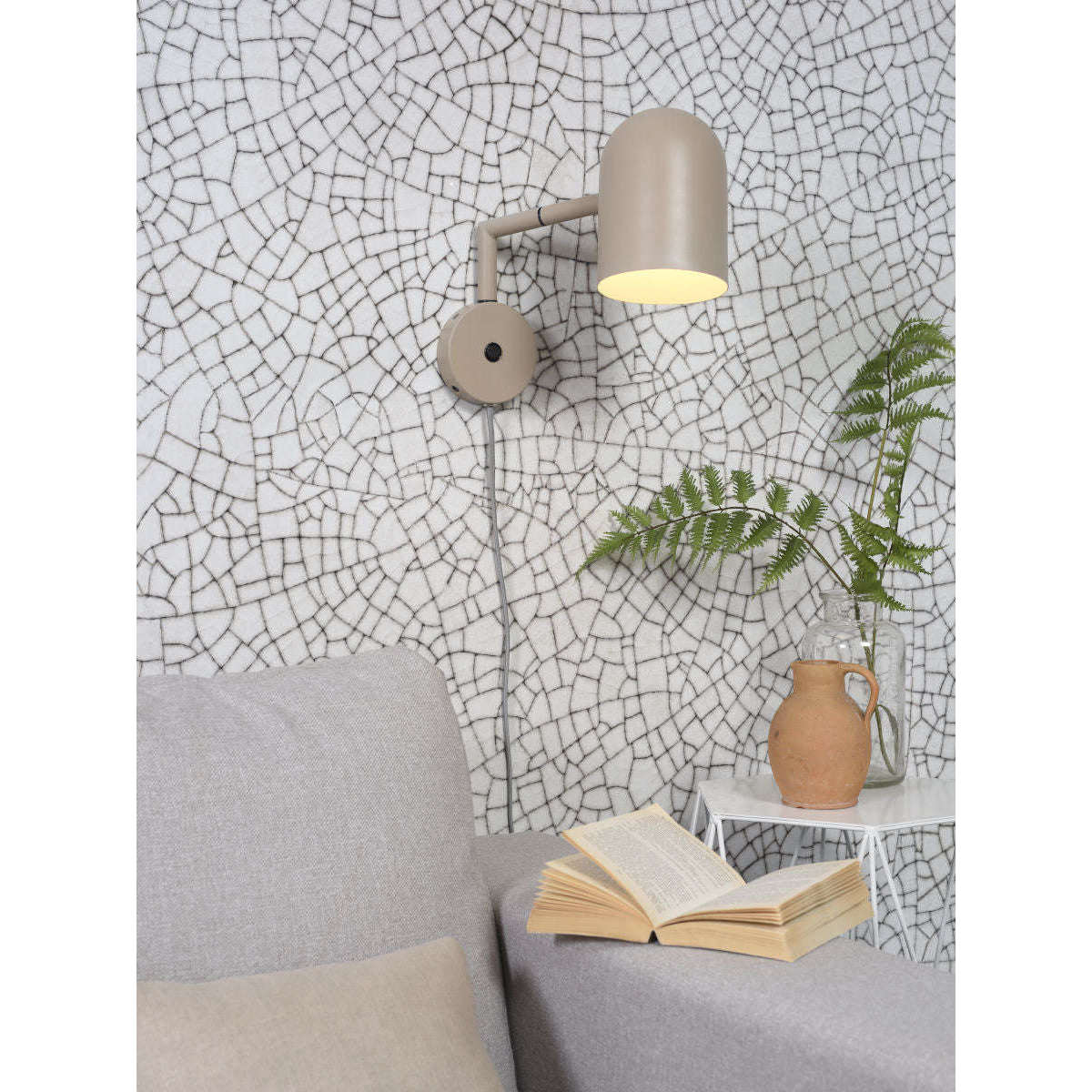 It's about RoMi Wandlamp ijzer Marseille zand