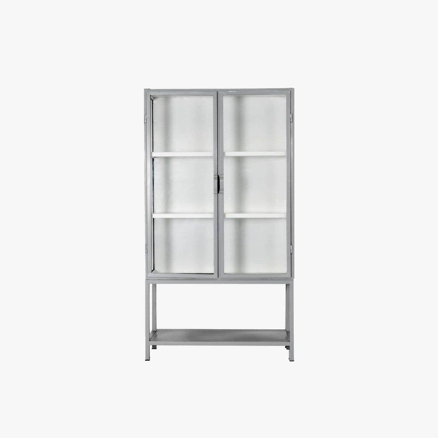 New Routz Oakland 2-deurs vitrinekast grijs