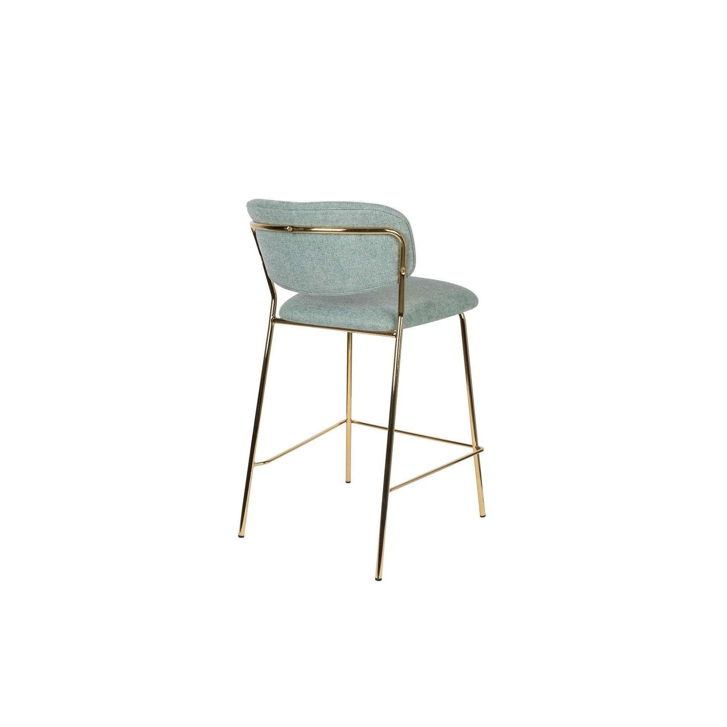Staerkk barstoel jolien goud/licht groen 54 x 48 x 89 cm