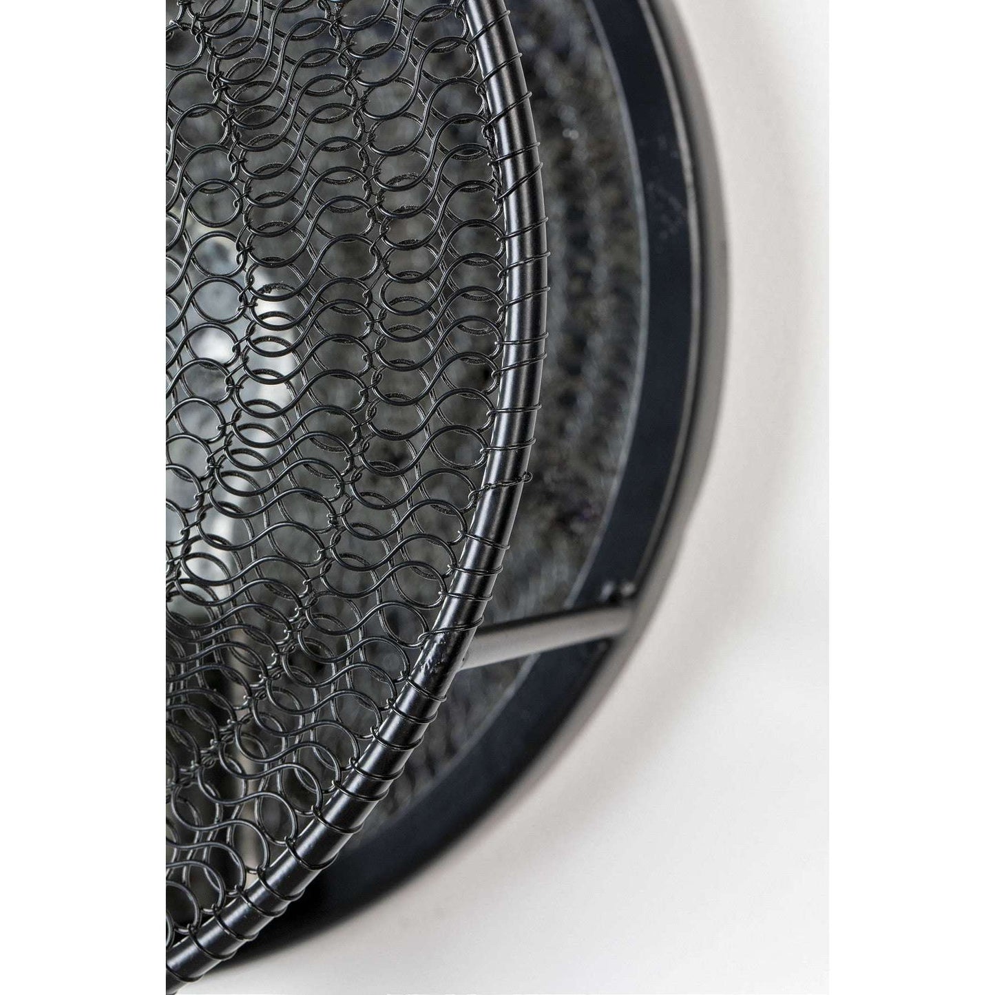 Staerkk wandlamp lea zwart 25,5 x 25,5 x 11 cm