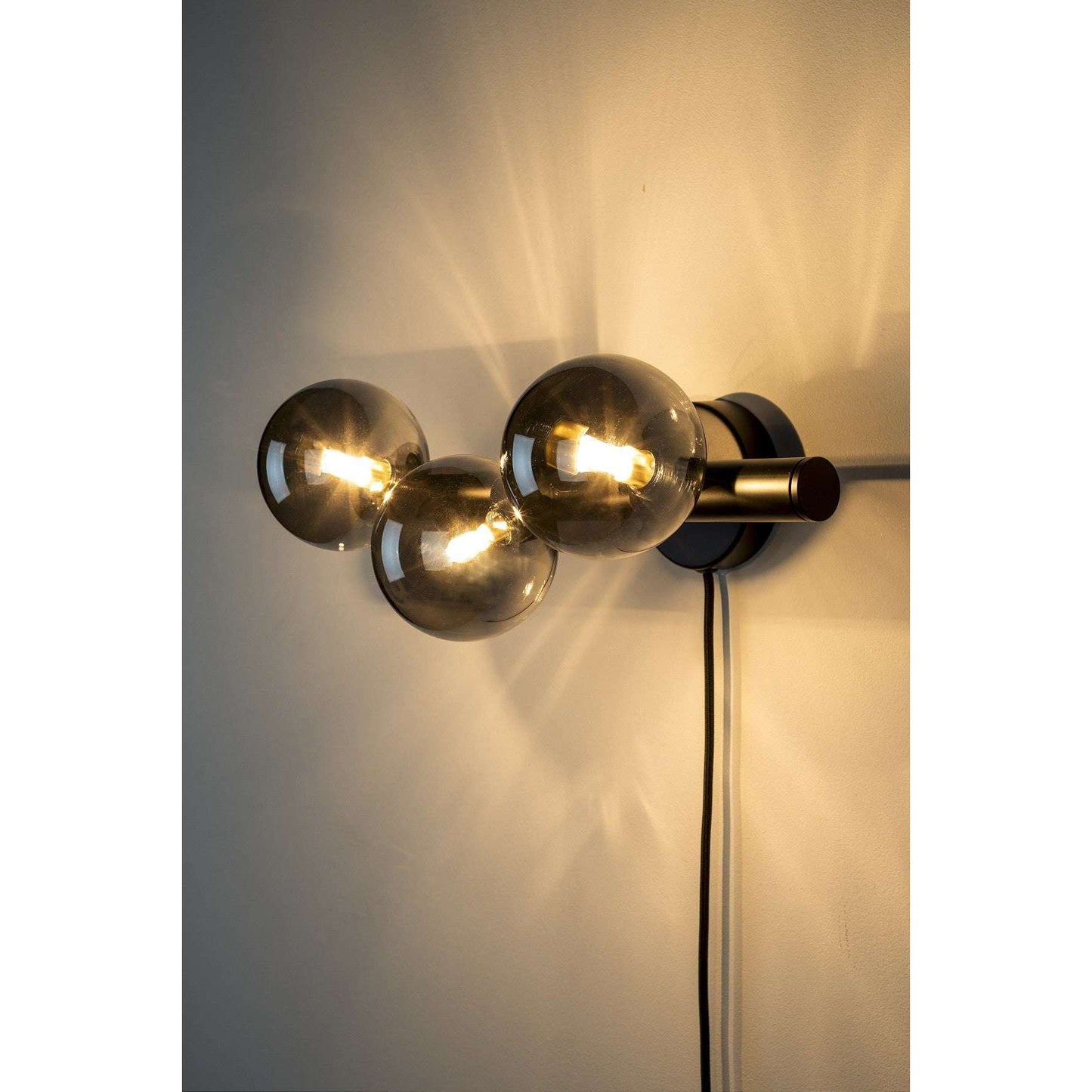 Staerkk wandlamp monica smoke 18,5 x 38 x 15 cm
