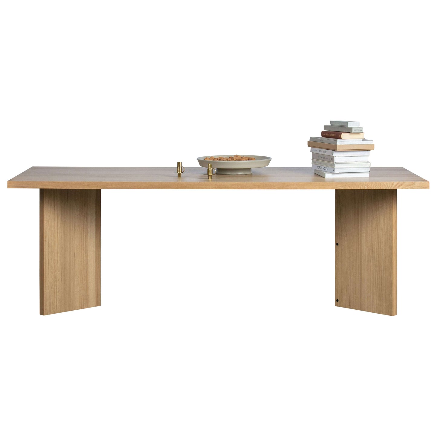 vtwonen Angle eettafel bruin
