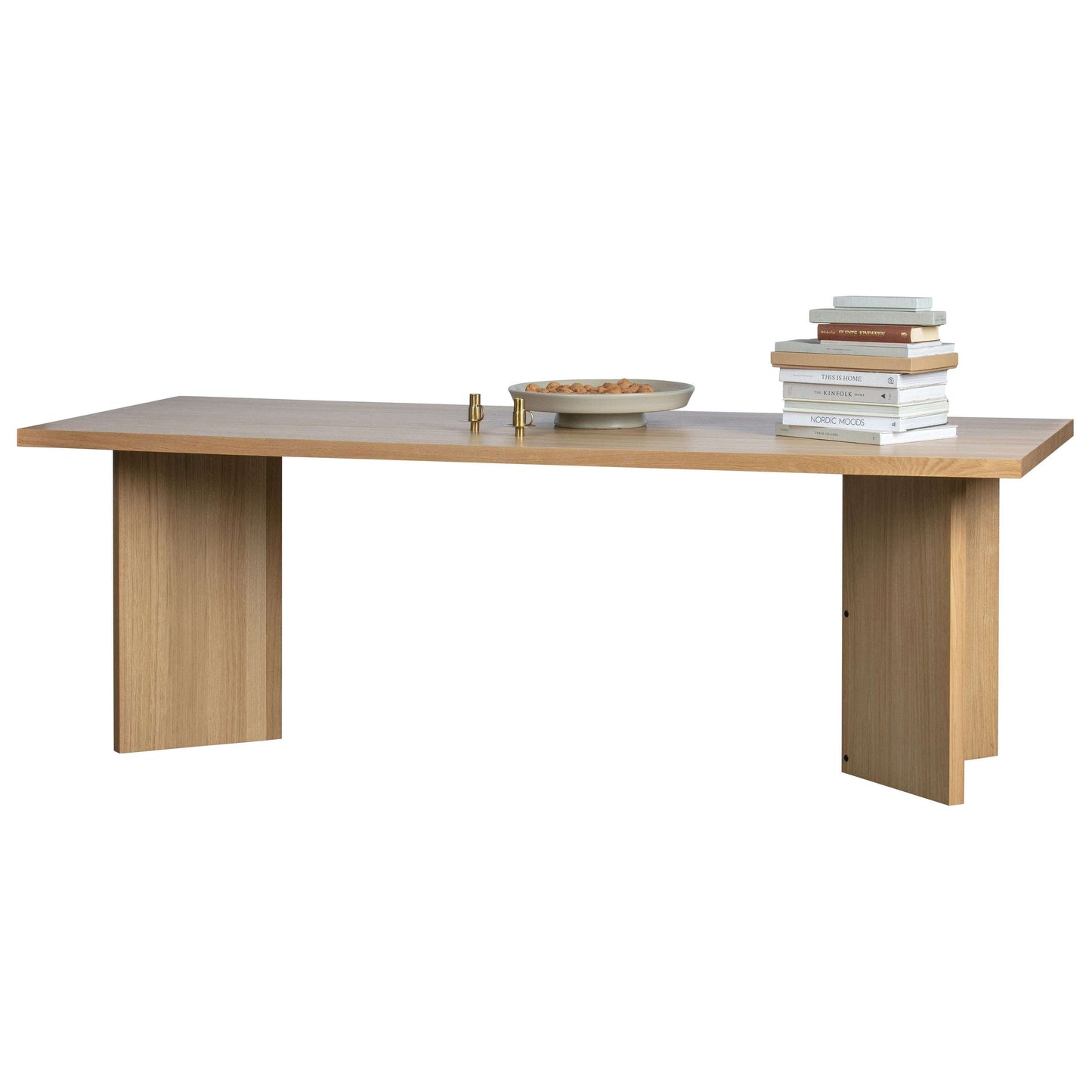 vtwonen Angle eettafel bruin