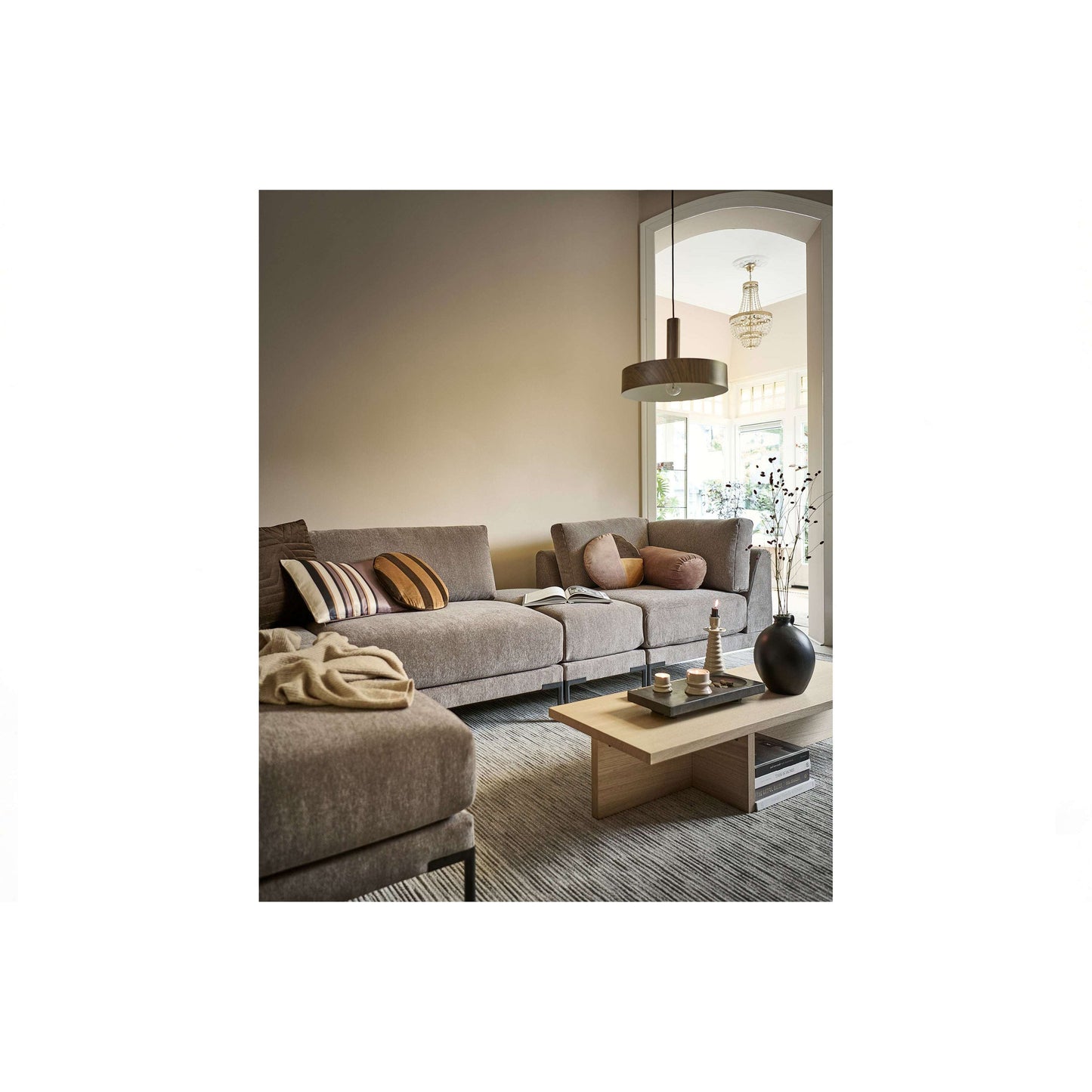 vtwonen Couple loveseat element taupe