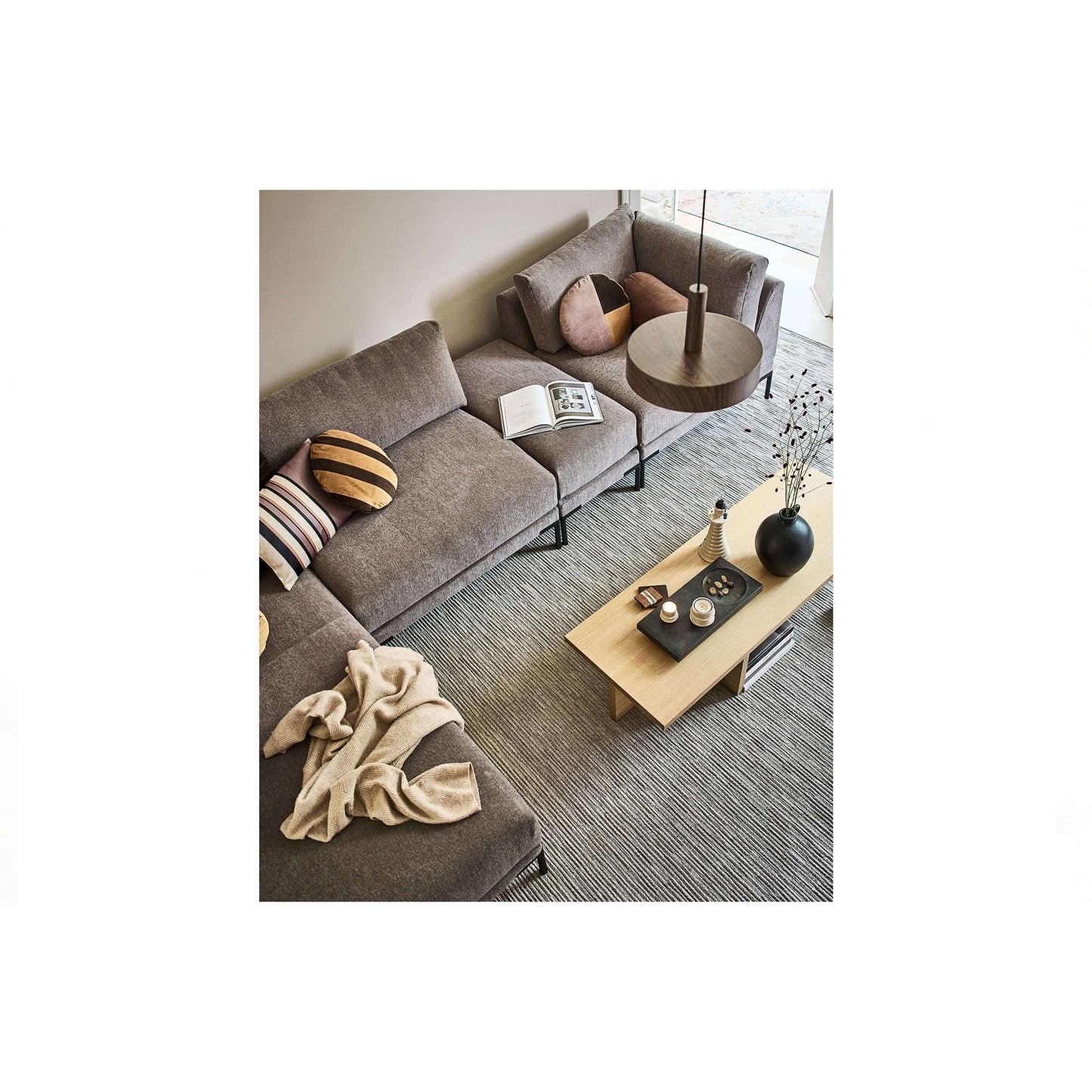 vtwonen Couple loveseat element taupe