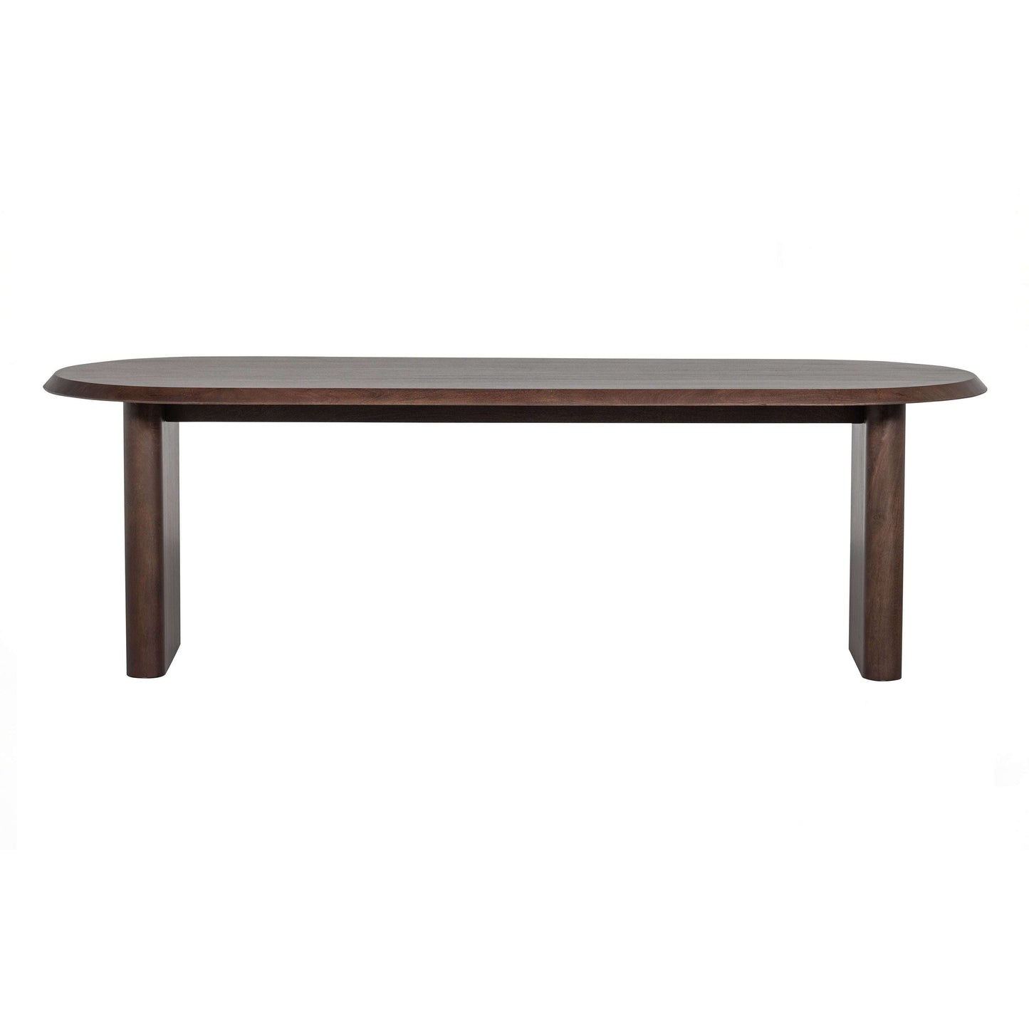 vtwonen Ellips eettafel walnut