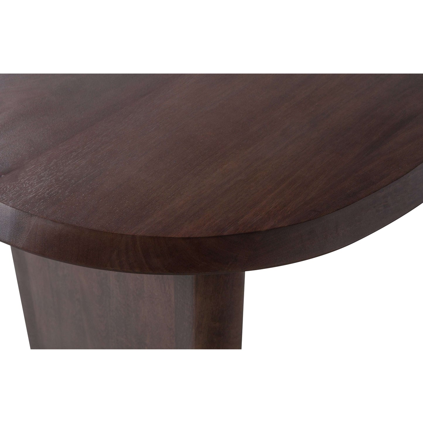 vtwonen Ellips eettafel walnut