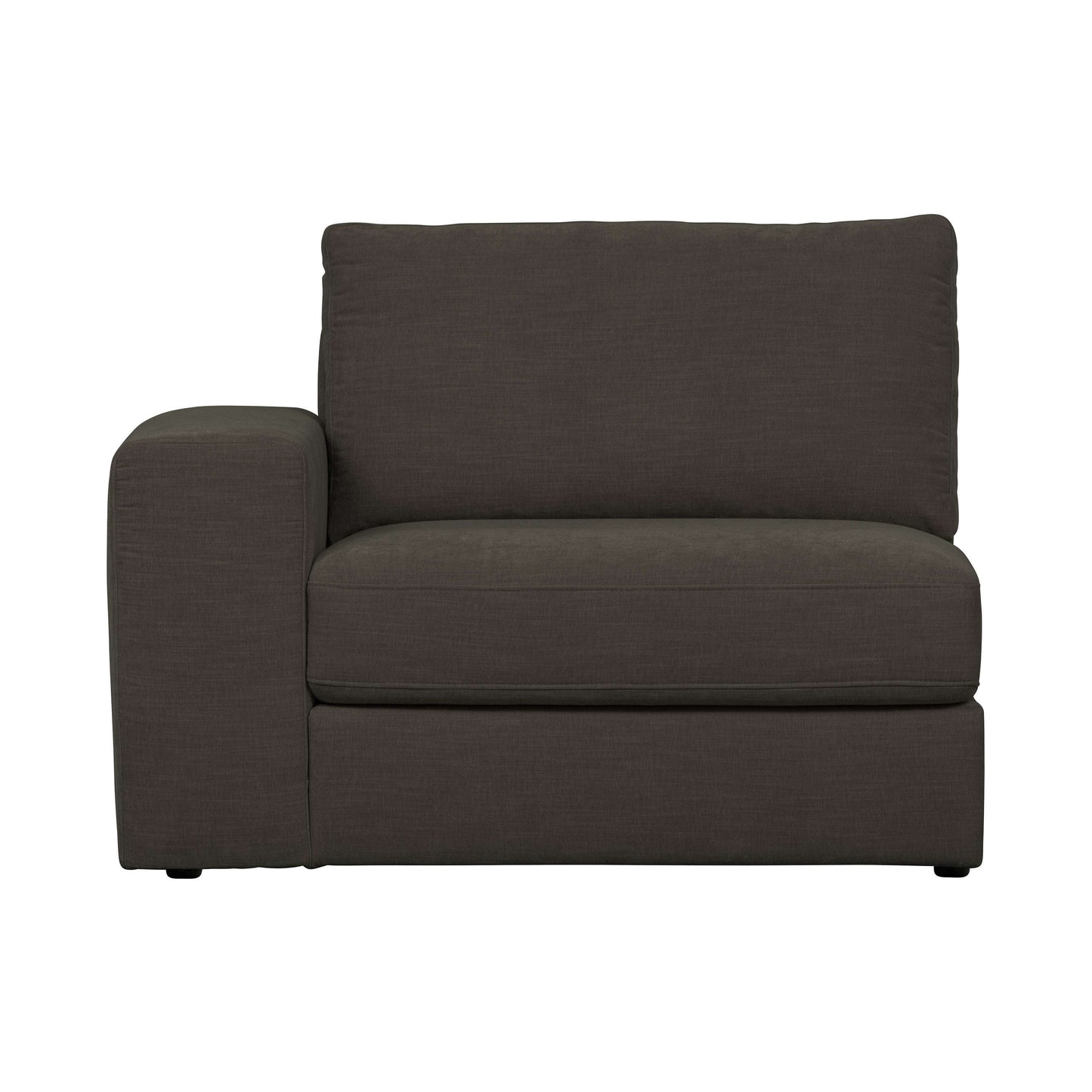 vtwonen Family 1-zits element met arm links antraciet