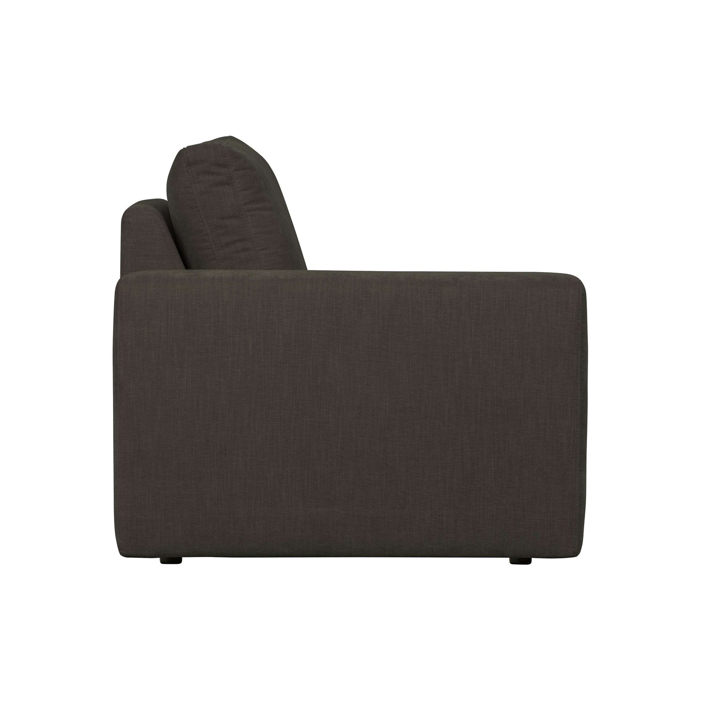 vtwonen Family 1-zits element met arm links antraciet