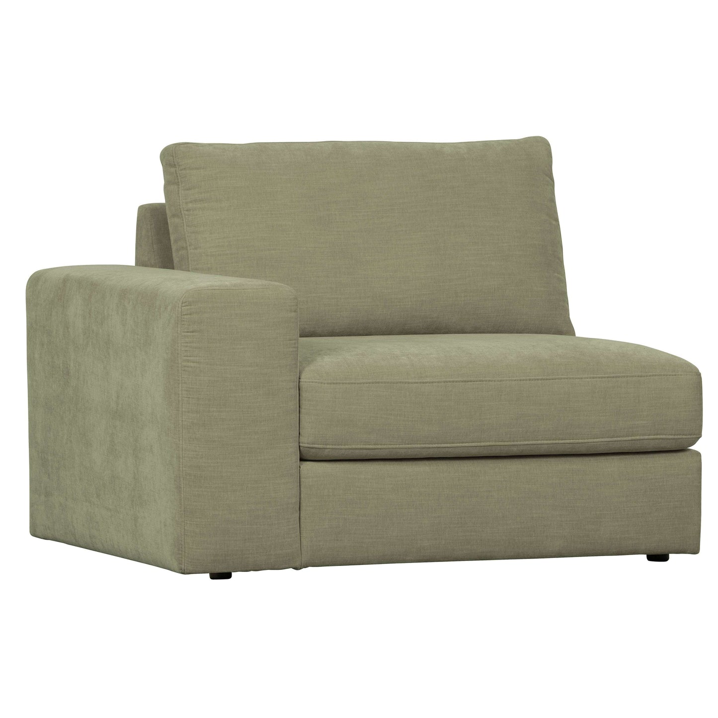 vtwonen Family 1-zits element met arm links groen