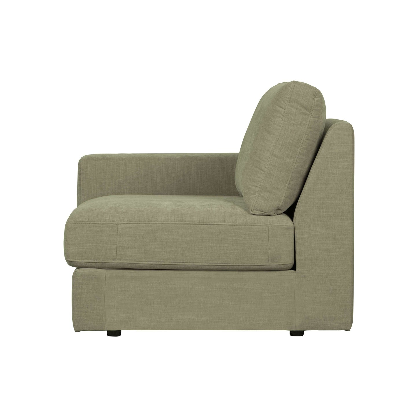 vtwonen Family 1-zits element met arm links groen