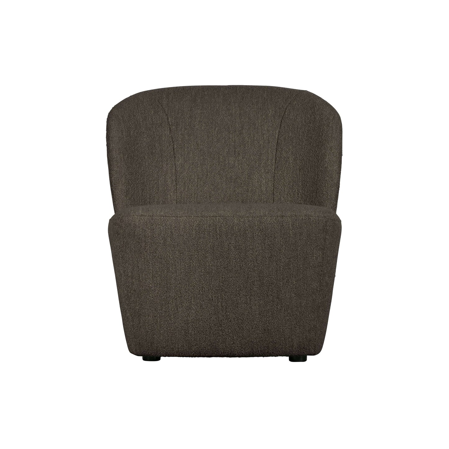 vtwonen Lofty fauteuil boucle bruin
