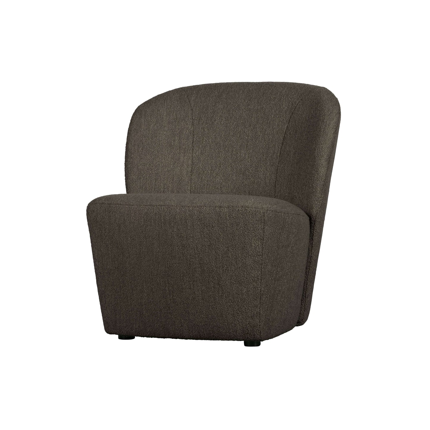 vtwonen Lofty fauteuil boucle bruin